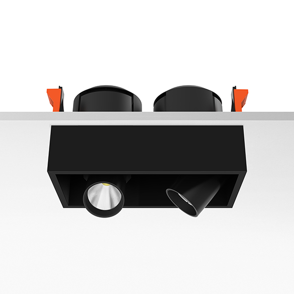 Светильник Flos Johnny 120 Semi-Recessed 2L Square High Performance – Housing Black 03.0800.14 PS1028000-49455