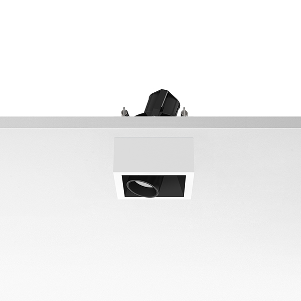 Светильник Flos Johnny 80 Semi-Recessed 1L Square White 03.0720.40 PS1031193-49421