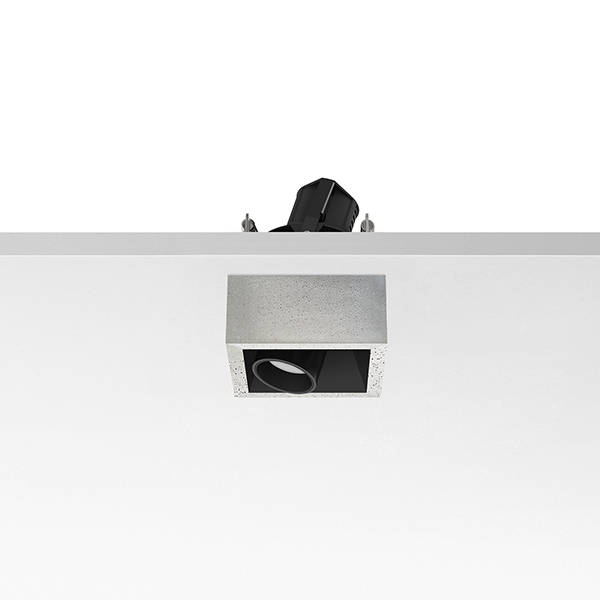 Светильник Flos Johnny 80 Semi-Recessed 1L Square Concrete 03.0721.CE PS1031193-52957