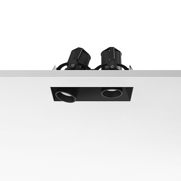 Светильник Flos Johnny 80 No Trim 2L Square Black 03.0715.14.NT PS1027950-49414