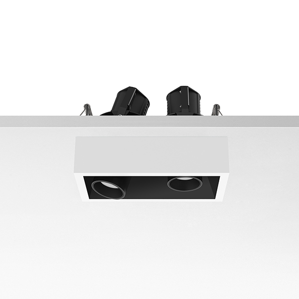 Светильник Flos Johnny 80 Semi-Recessed 2L Square White 03.0733.40 PS1031192-49428