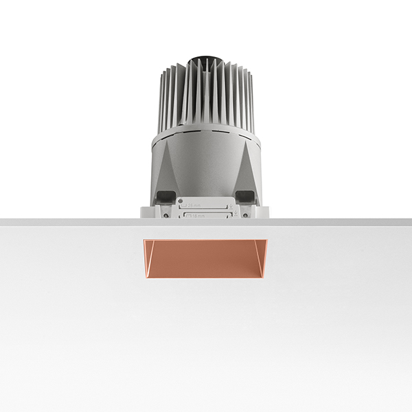 Светильник Flos Kap 105 Square 1-10V Copper 03.4595.CUC1V PS1028189-53647