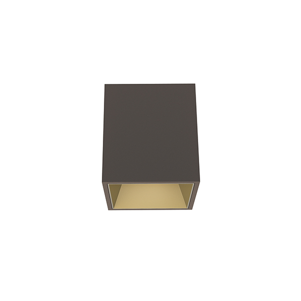 Светильник Flos Kap 80 Surface Square Deep Brown / Gold 03.6015.18 PS1030255-60455