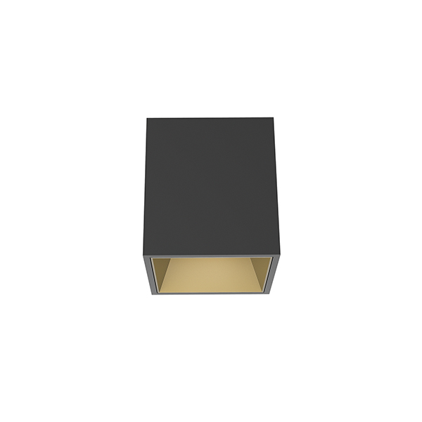 Светильник Flos Kap 80 Surface Square Mains Dimming Black / Matt Gold 03.5911.14 PS1030255-60306