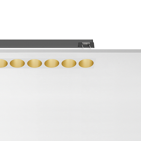 Светильник Flos Light Shadow Fixed No Trim Dali Version 8 Spots Optic Spot White / Matt Gold 03.8875.40.DA PS1031259-58552