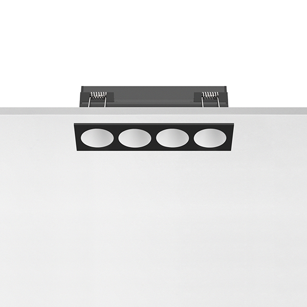Светильник Flos Light Shadow Fixed Trim 4 Spots Optic Medium Black / White 03.9120.14 PS1029627-58864