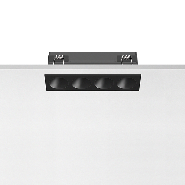 Светильник Flos Light Shadow Fixed Trim 4 Spots Optic Flood Black / Black 03.9136.14 PS1029627-58912