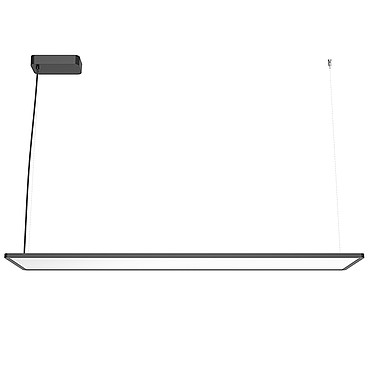  Flos Super Flat Suspension 120x30 Down No Dimmable Black 09.5041.14A PS1030299-51759