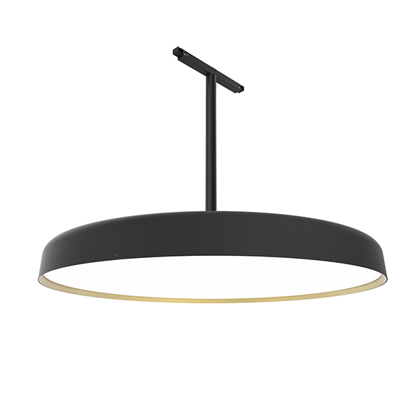 Светильник Flos Suspension Panel 600 Rod 100 mm Dimmable 1-10V Black / Gold 03.8140.14.1V PS1029445-58293