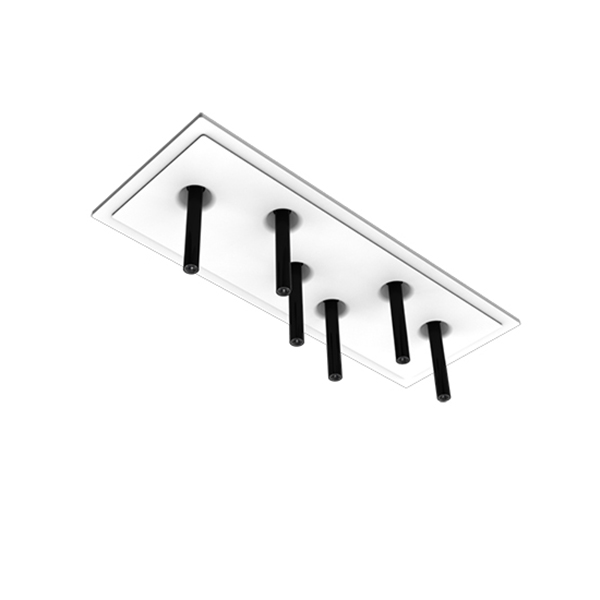 Светильник Flos Soft Plate 6L + Junco 250 mm Black 08.8595.AAA PS1030777-62201