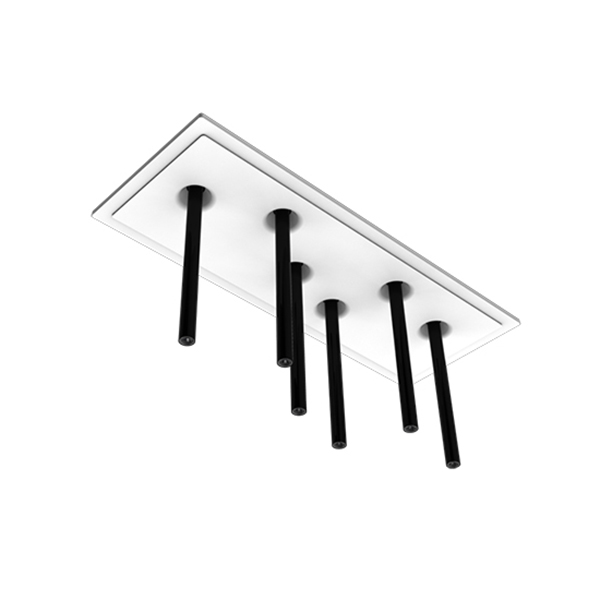 Светильник Flos Soft Plate 6L + Junco 400 mm Black 08.8596.AAA PS1030777-62197