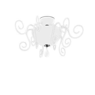  Leucos BOLERO PL 75 CEILING LAMP CHROME/WHITE 0000381 PS1034924-82019