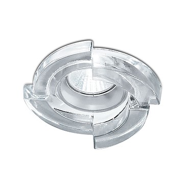  Leucos SD-STEP RECESSED GU10 POLISHED CRYSTAL T/LOCK 0001008 PS1035127-82527