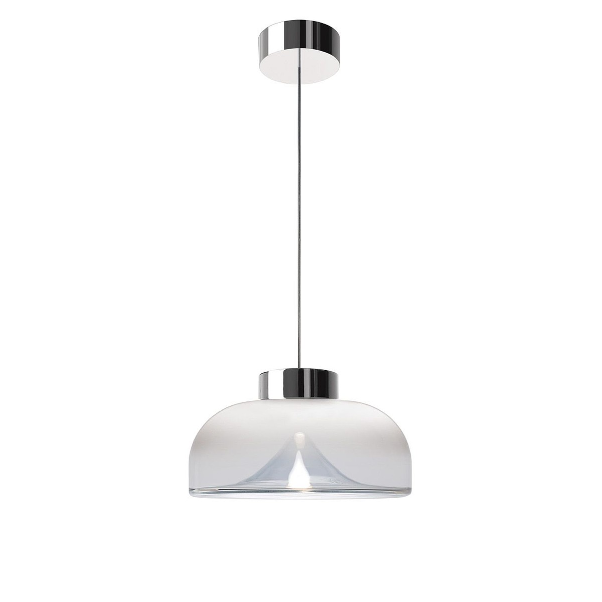 Подвес Leucos AELLA MINI 25 S POLISH CHROME/SMOKED WHITE 0008861 PS1034871-81717