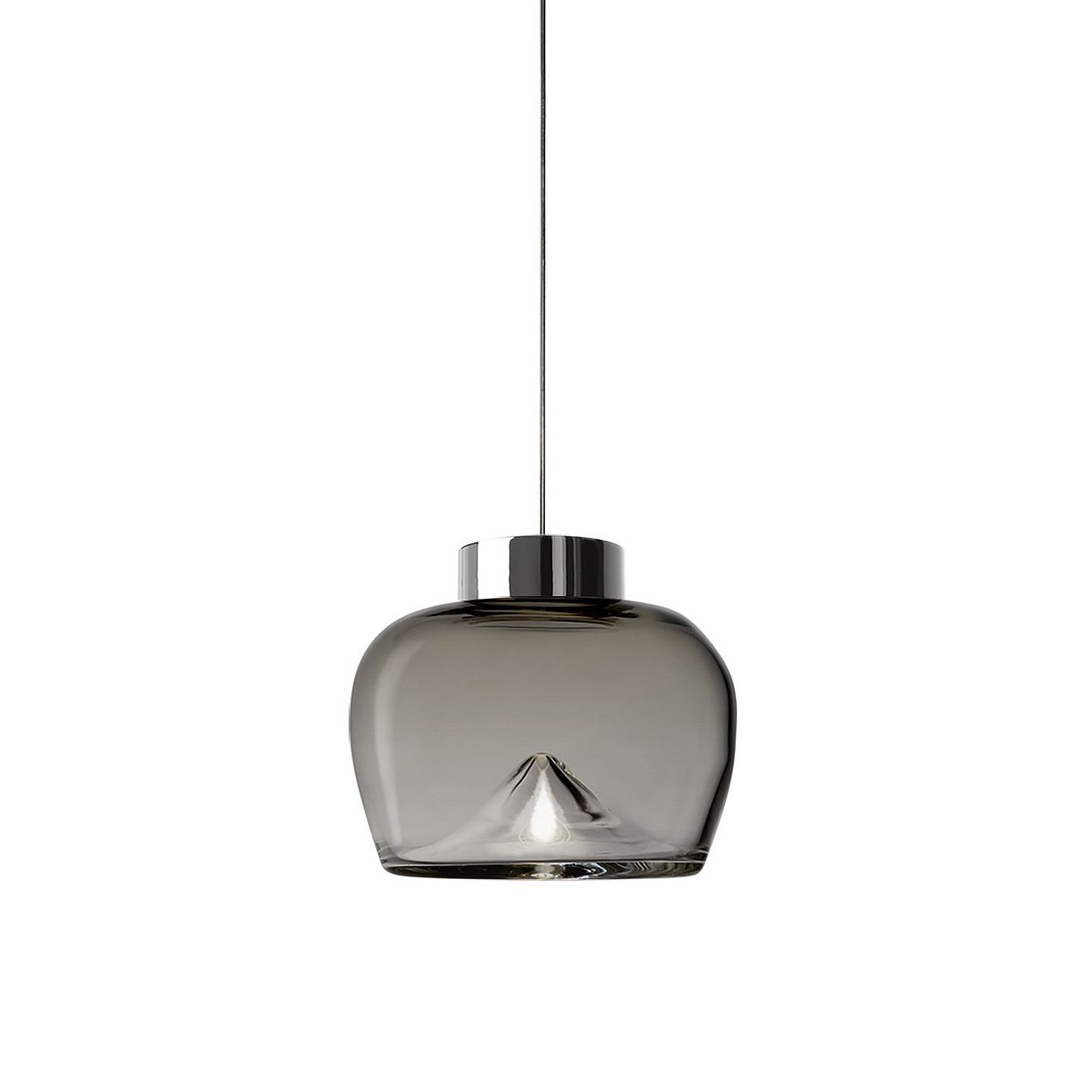 Подвес Leucos AELLA BOLD S NO CANOPY CHROME/SMOKED COGNAC 0009274 PS1034865-81661