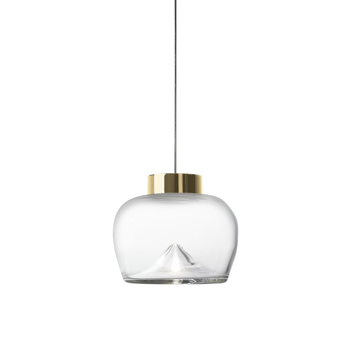 Подвес Leucos AELLA BOLD S NO CANOPY GOLD/SMOKED WHITE 0009279 PS1034865-81666