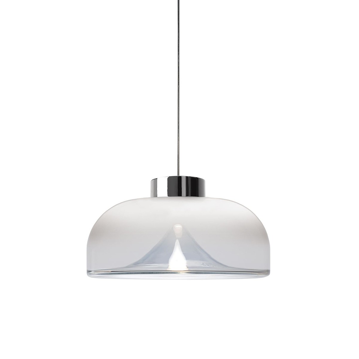 Подвес Leucos AELLA MINI 30 NO CANOPY CHROME/SMOKED WHITE 0009309 PS1034872-81792