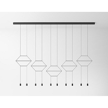  Vibia Wireflow Lineal Black lacquer / RAL 9005 033204 PS1034518-79892