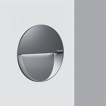  iGuzzini Walky Round wall-mounted/recessed Grey EI24.715 PS1032765-77005