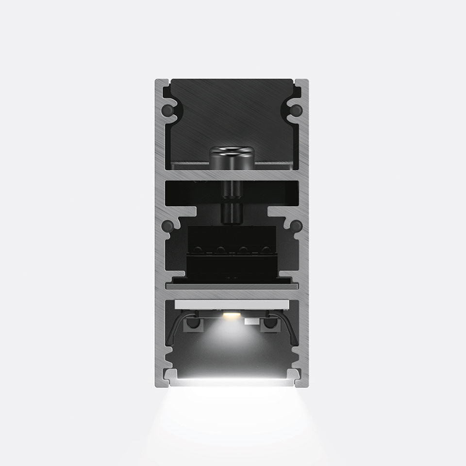 Светильник Artemide A.24 - Suspension Diffused Emission - Track - Direct Emission - 2352mm - 4000K - Black AQ41304 PS1037302-90051