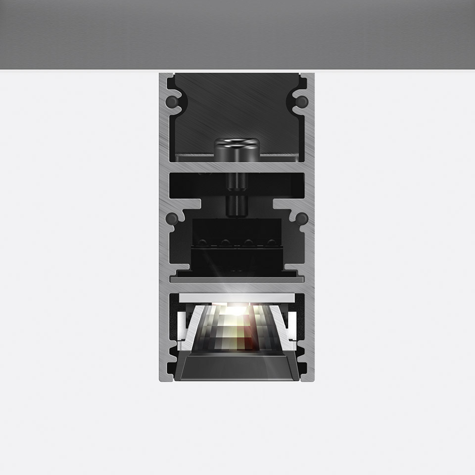 Светильник Artemide A.24 - Ceiling Sharping Emission - Track - Direct Emission - 2352mm - 24° - 4000K - Brushed Copper AQ32318 PS1036817-90563