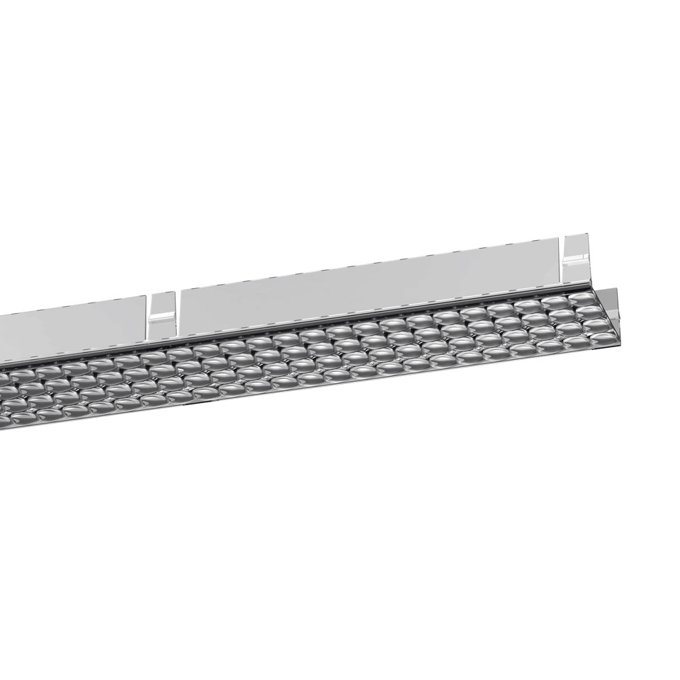 Светильник Artemide Algoritmo Controlled-Prismoptic Emission - Wired gear plates white LED Direct emission - 62W 2368mm 4000K Non dimmable + Controlled Emission Optic M2884N00+M187300 PS1036994-91582