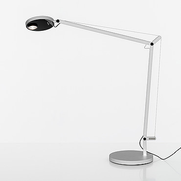  Artemide Demetra Professional Table with Movement Detector - Body White 1740020A+1743020A PS1036808-92255