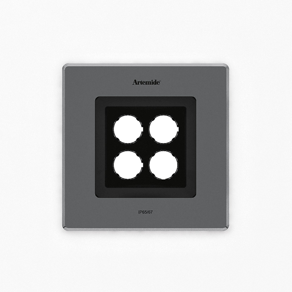 Светильник Artemide Ego Flat 150 downlight Square 38° 3000K Inox IK09 T42014WFLW00 PS1036844-92511