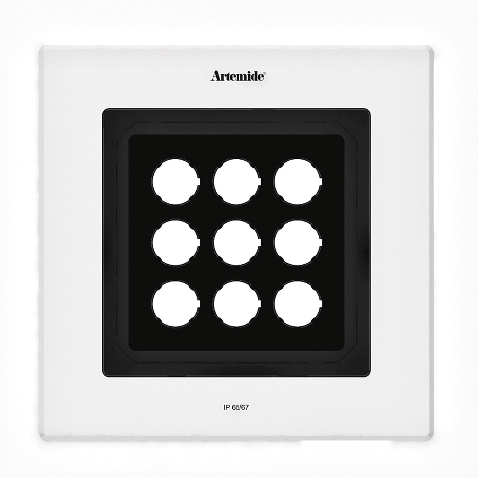Светильник Artemide Ego Flat 220 downlight Square 5° 3000K Aluminium IK10 T42008NSPW00 PS1036844-92542