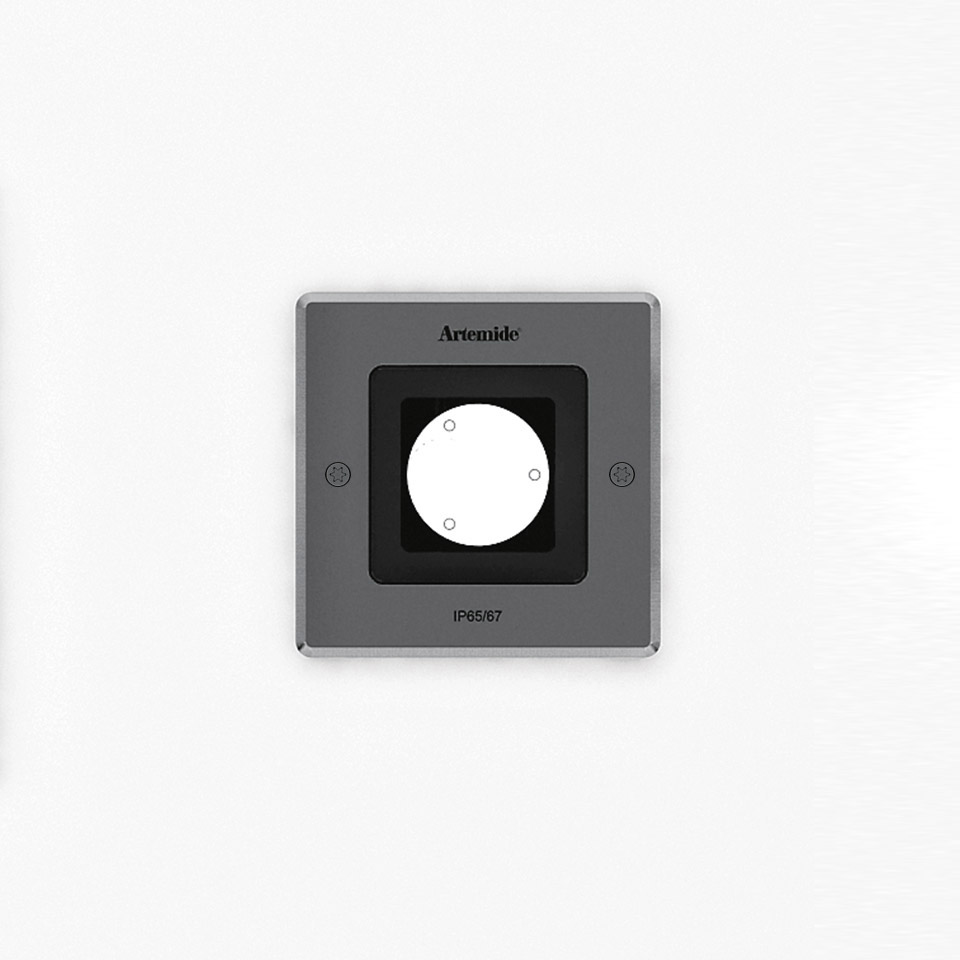 Светильник Artemide Ego 90 drive-over stainless steel 24° 3000K Square T4003FLW00 PS1036853-92599