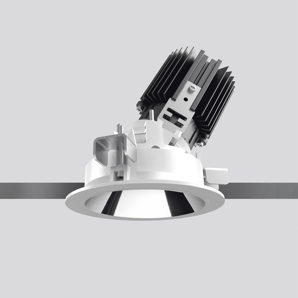 Светильник Artemide Everything 80 - Round Adjustable trim - 46° 2700k - White/Black M326225 PS1037399-92738