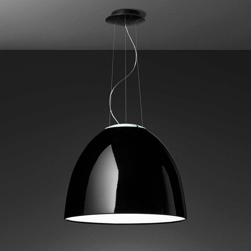 Светильник Artemide Nur Gloss LED - Suspension - Black A243410 PS1037459-94035