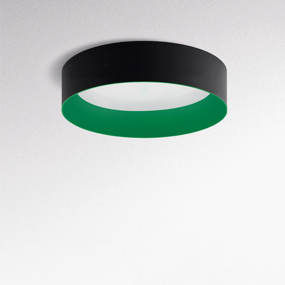Светильник Artemide Tagora Ceiling 970 - LED 4000K - Dali SwitchDim - Black/Green M248141 PS1037154-95382