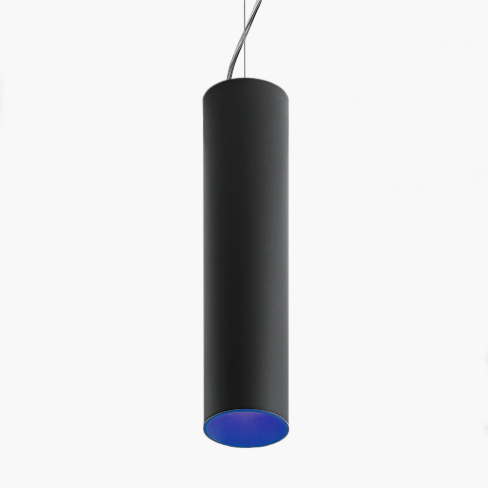  Artemide Tagora Suspension 80 - Led 36 4000K - Black/Blue - Undimmable AB02458 PS1037147-95403