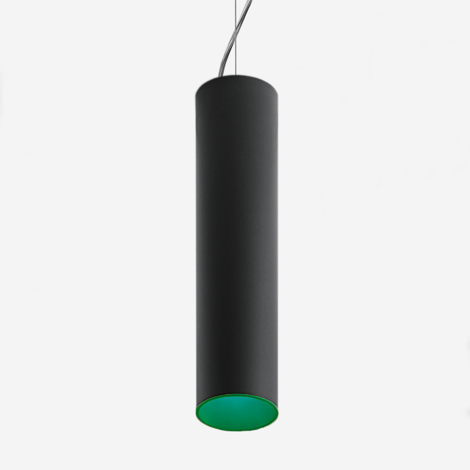 Светильник Artemide Tagora Suspension 80 - Led 36° 4000K - Black/Green - Undimmable AB02459 PS1037147-95405