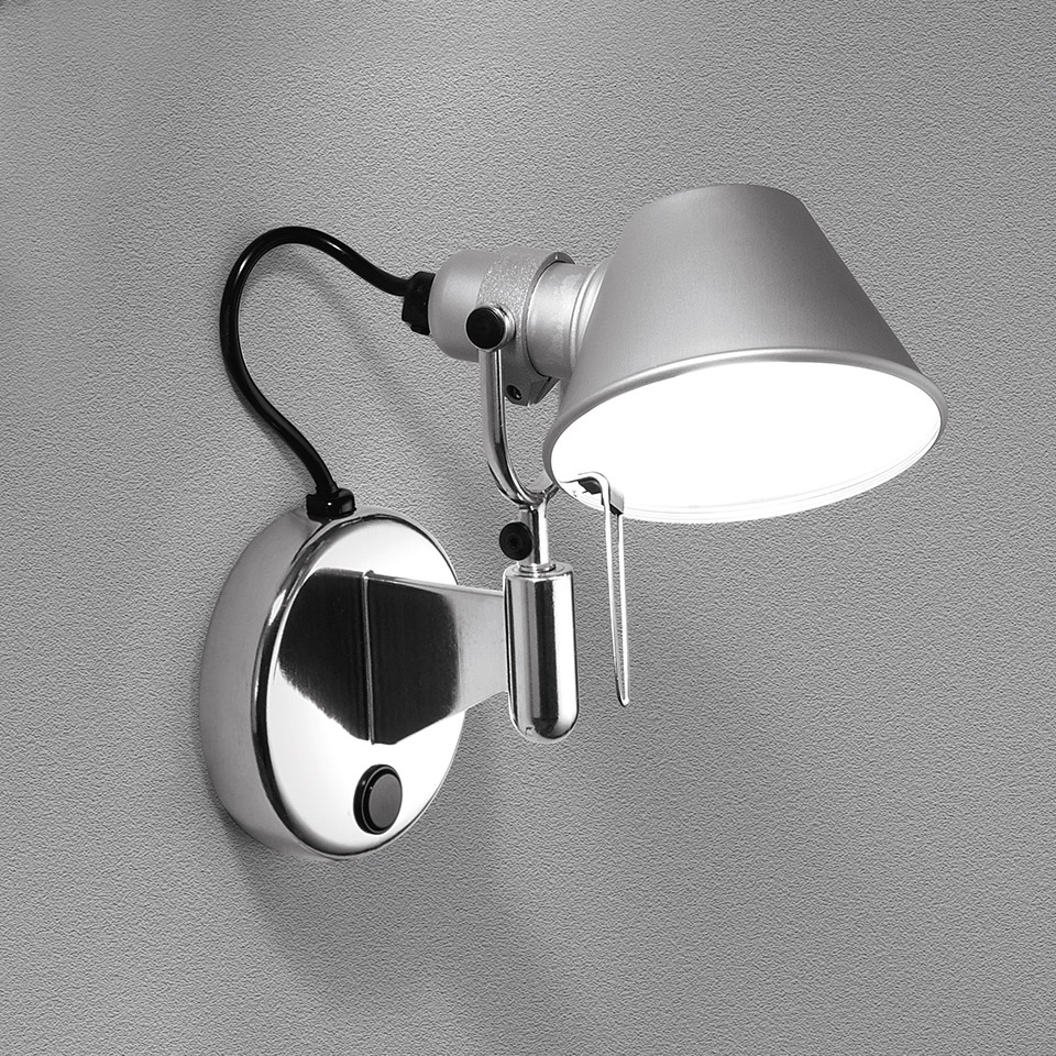Бра Artemide Tolomeo Micro Faretto LED 3000K with dimmable switch A043600 PS1037516-95636