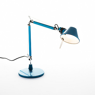  Artemide Tolomeo Micro Table - Anodized blue A011850 PS1037199-95661