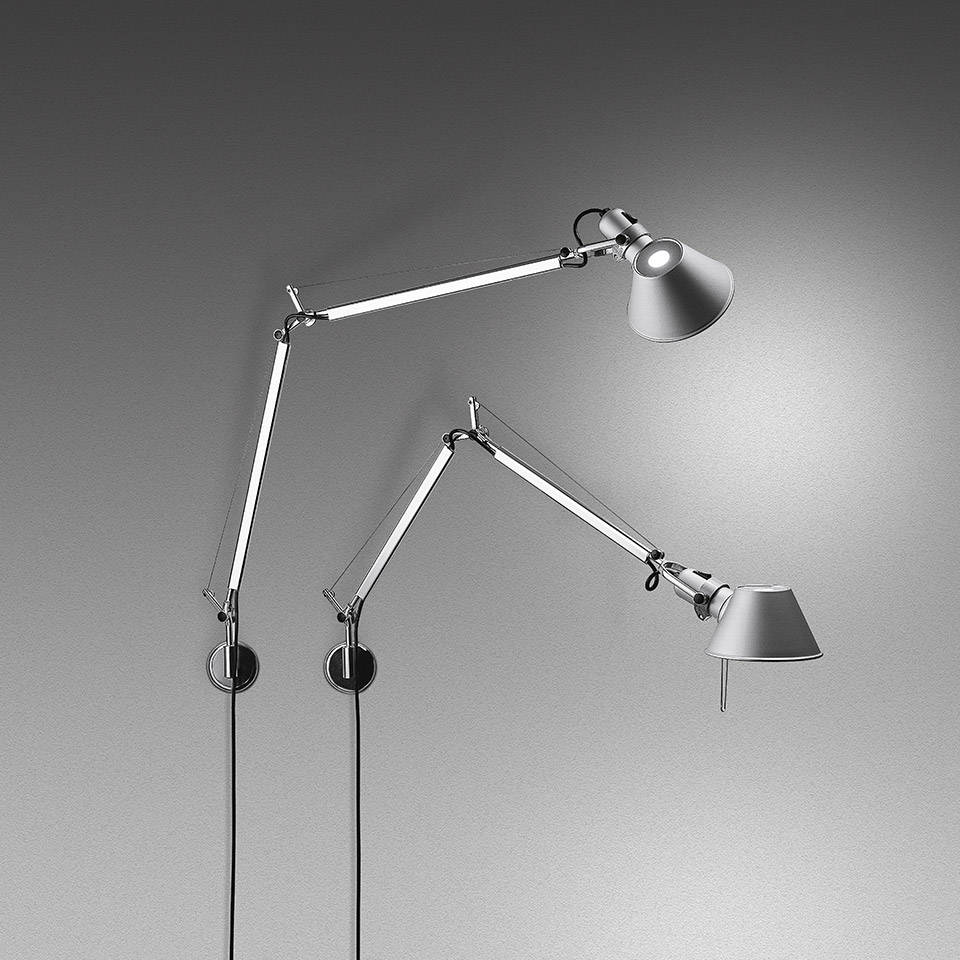 Светильник Artemide Tolomeo Wall LED 3000K A004800+A025150 PS1037531-95588