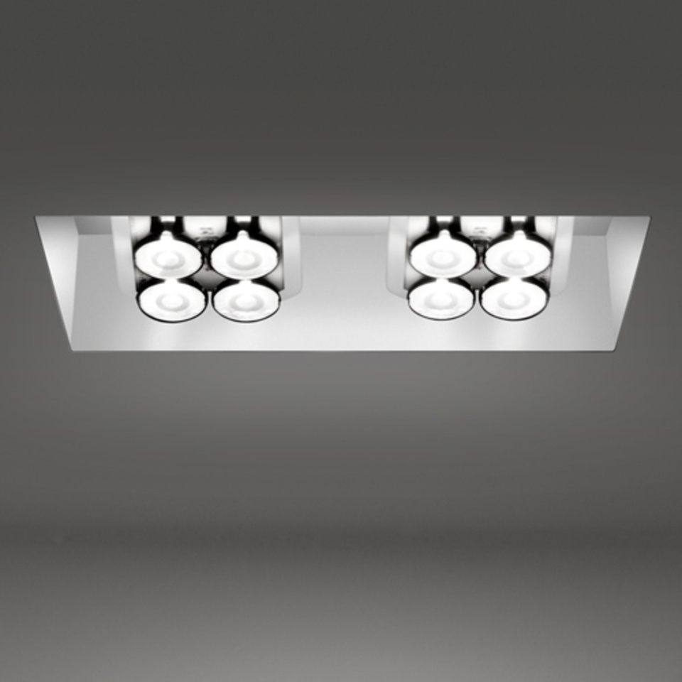 Светильник Artemide Una Pro 75 Adjustable Recessed - 2x4 LED 6° 3700K White DD0014L10D1B PS1037537-95898