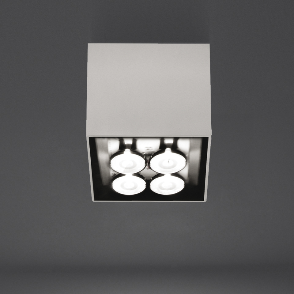 Светильник Artemide Una Pro 75 SMD - 4 LED 20° 3700K Aluminium DD0014I00D2S PS1037213-95872