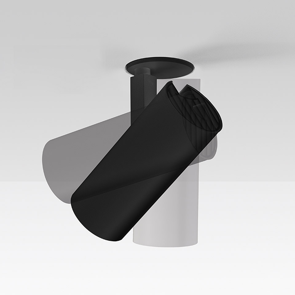 Светильник Artemide Vector Recessed 55 - 17,5W 32° 2700K Black AP53304 PS1037220-96114