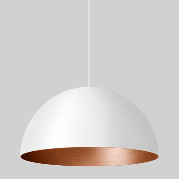 Светильник Bega 50549 47.8W 3000K velvet white matt copper 50549.6K3 PS1039981-110402