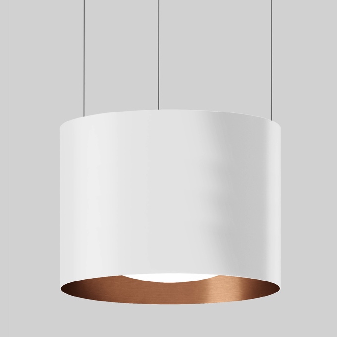 Светильник Bega 50783 96W 3000K velvet white matt copper 50783.6K3 PS1039980-110393