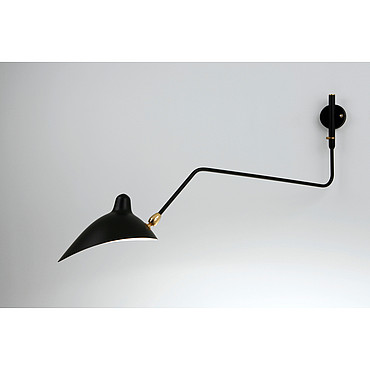  Serge Mouille ONE CURVED ARM WALL LAMP AP1BC PS1040647