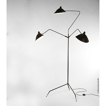  Serge Mouille 3 ROTATING ARM STANDING LAMP L3B(SL/3A) PS1040622