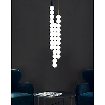  Terzani Abacus Suspension 12 linear pendants white canopy 0V12SE8A390 PS1040184-114081