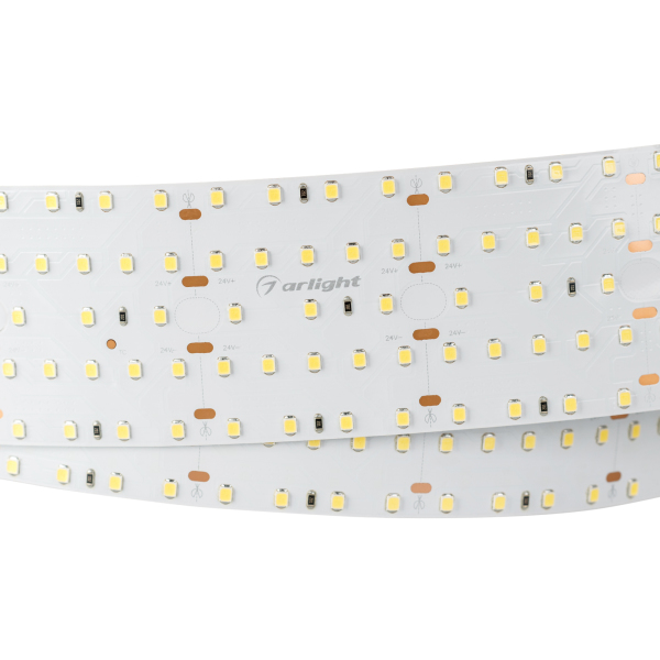 Лента Arlight S2-2500 24V Warm 3000K 59mm (2835, 420 LED/m, LUX, 30 Вт/м, IP20) 021208 PS1044247-150140