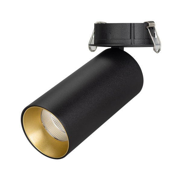 Светильник Arlight SP-POLO-BUILT-R65-8W Warm3000 (BK-GD, 40 deg, IP20 Металл) 027254 PS1044835-151944