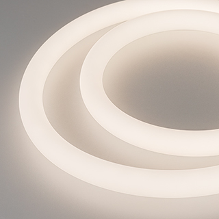 Лента герметичная Arlight MOONLIGHT-TOP-A336-D25mm ARL mono гибкий неон PS1045215