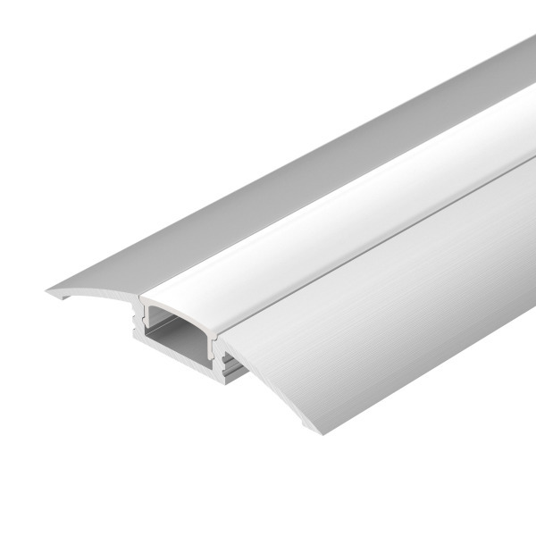 Профиль с экраном Arlight ALU-FLAT-2000 ANOD+FROST (Алюминий) 014896 PS1044479